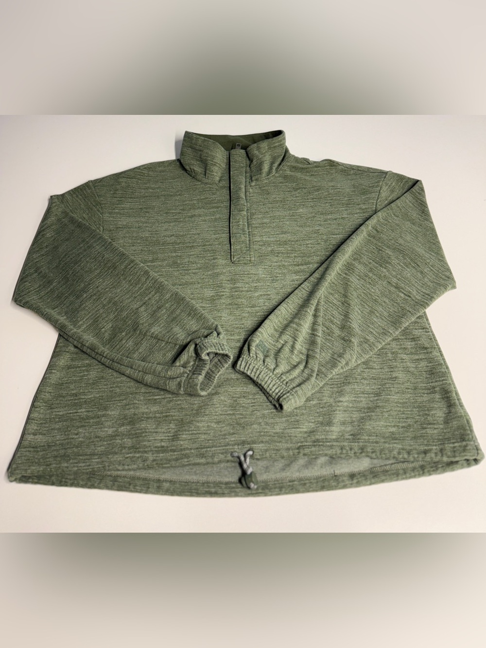 Avalanche Men's Heather Green Half-Zip Pullover